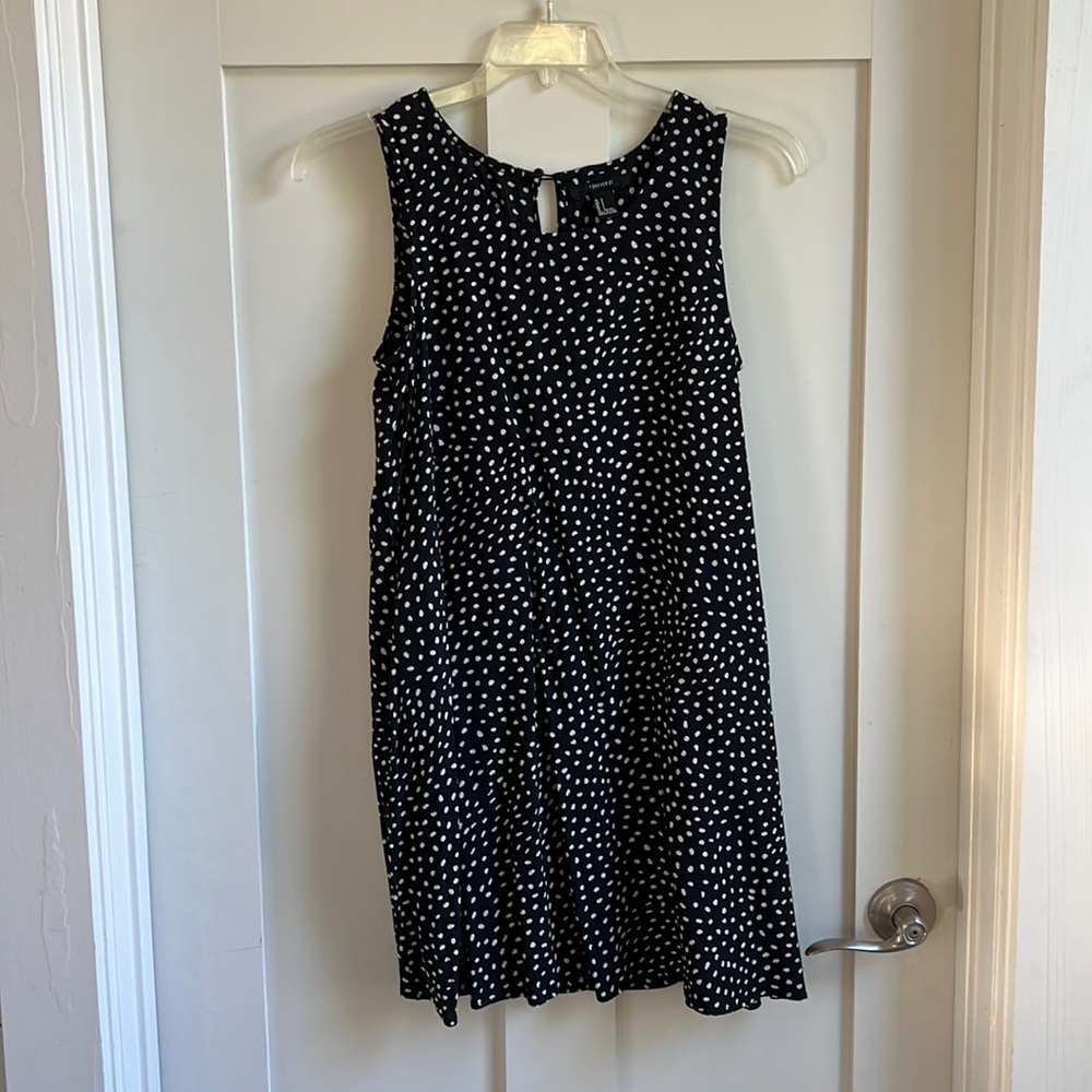 Forever 21 Black and White Polka Dot Dress